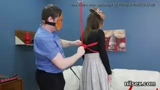 فتاة جامعية غش حذاء